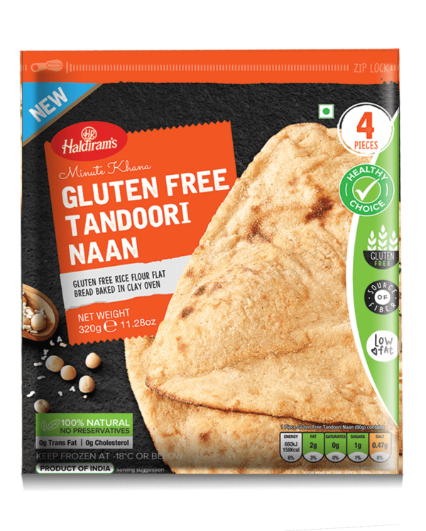 HALDIRAM'S Gluten Free Naan 4p