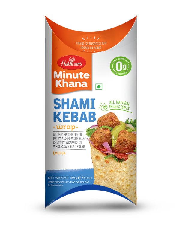 HALDIRAM'S Wrap Shami Kebab