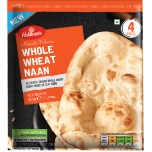 HALDIRAM'S Whole Wheat Naan 4p